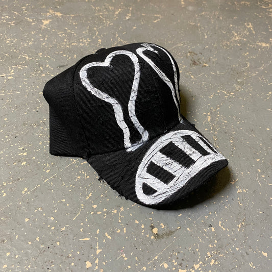 "TEAR FACE" HAT (BLACK)