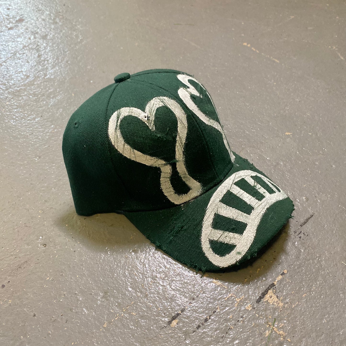 “TEAR FACE” HAT (GREEN)