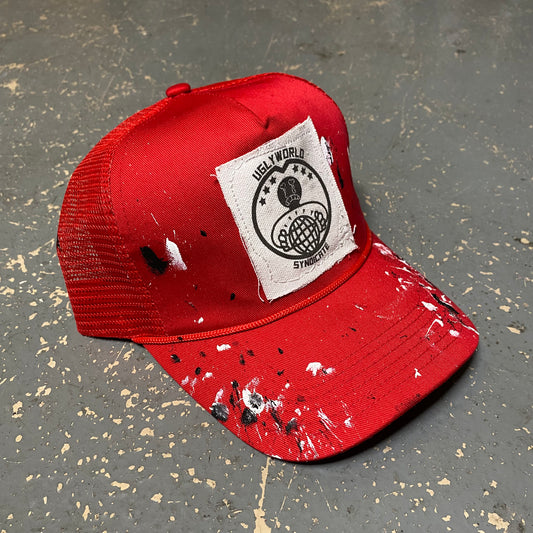 "EMBLEM PATCH" HAT (RED)
