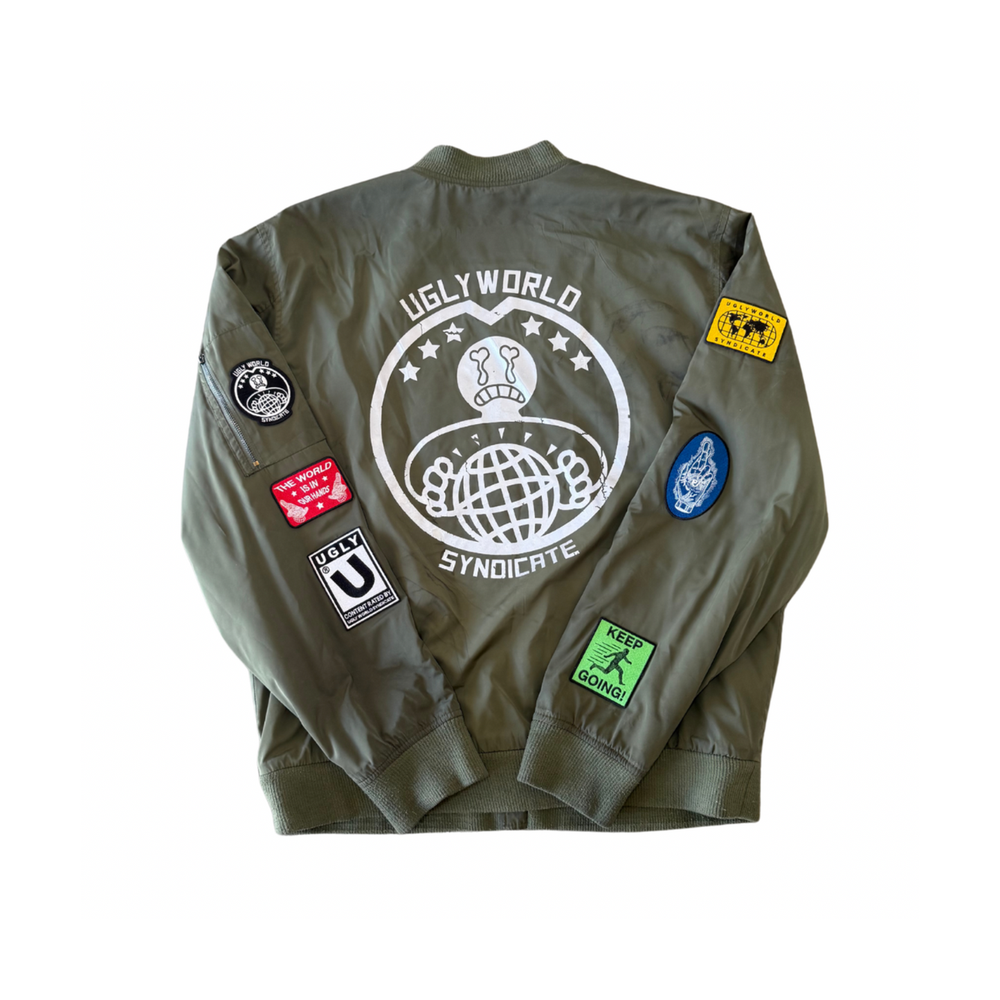 "UGLY BOMBER" JACKET (GREEN)