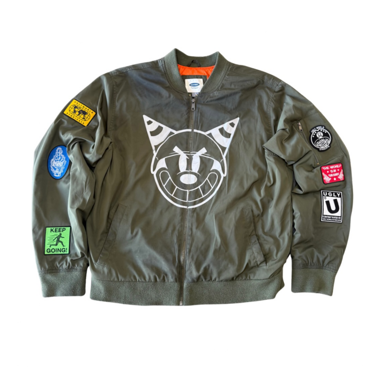 "UGLY BOMBER" JACKET (GREEN)